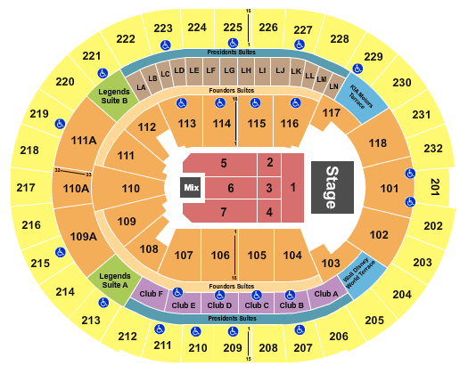 Kia Center Bert Kreischer Seating Chart